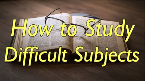 how to study for a hard test|how to study difficult subjects.